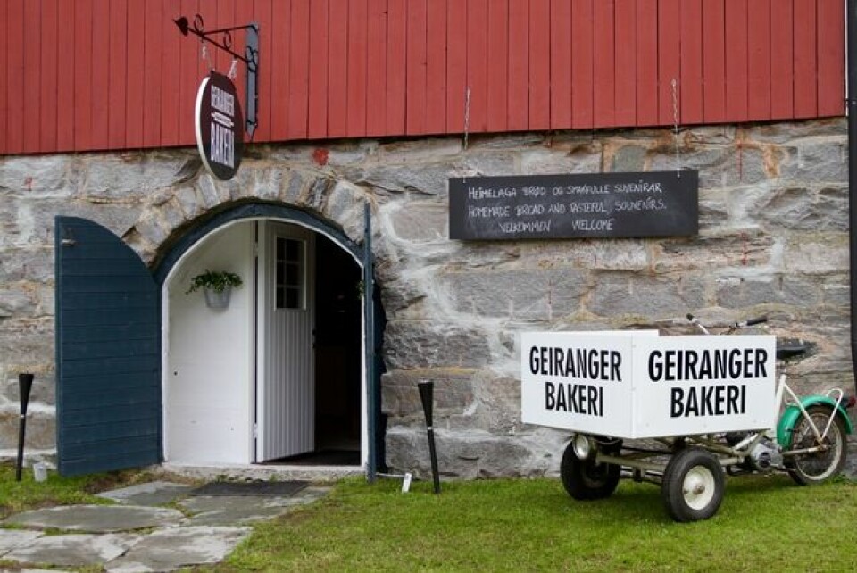 Også Nibbedobbel og rulleski i Geiranger Koselig_sentrum