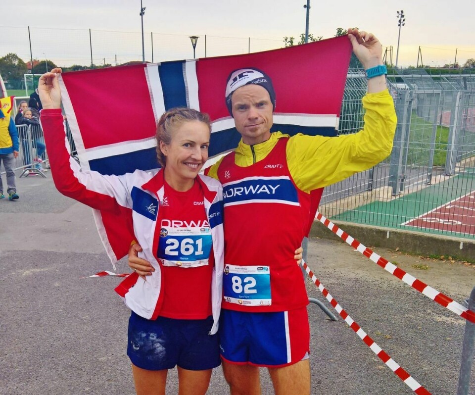 VM 24-timers arrangeres i Albi, Frankrike 26.-27. oktober 2019 Det ble flotte plasseringer i EM på Therese Falk og Bjørn Tore Taranger (foto: Thomas Johannesson).