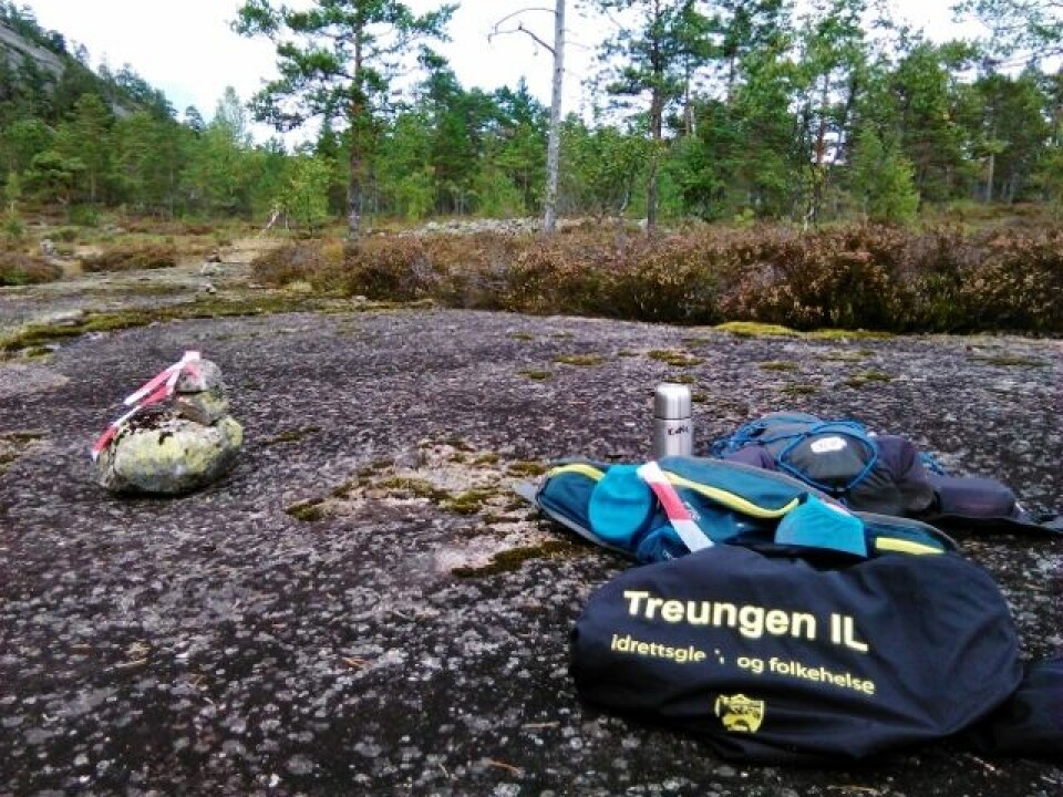 Typisk TT-terreng - fra merkinga mandag (foto: Helge Reinholt). Typisk TT-terreng - fra merkinga mandag (foto: Helge Reinholt).