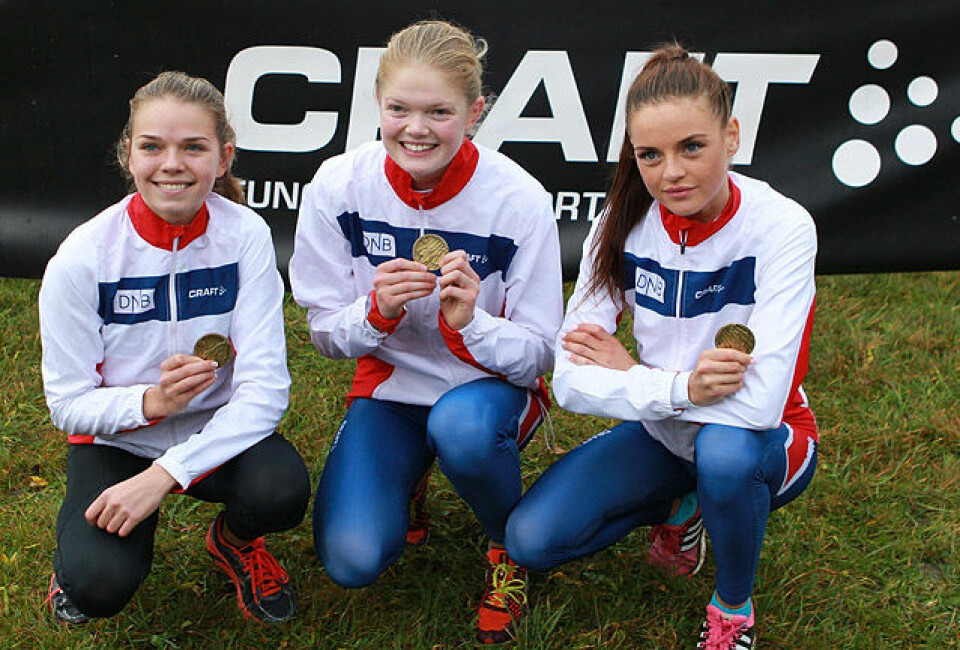Live Solheimdal beste norske juniorjente i nordisk mesterskap Kvinner_Junior_Laget.jpg
