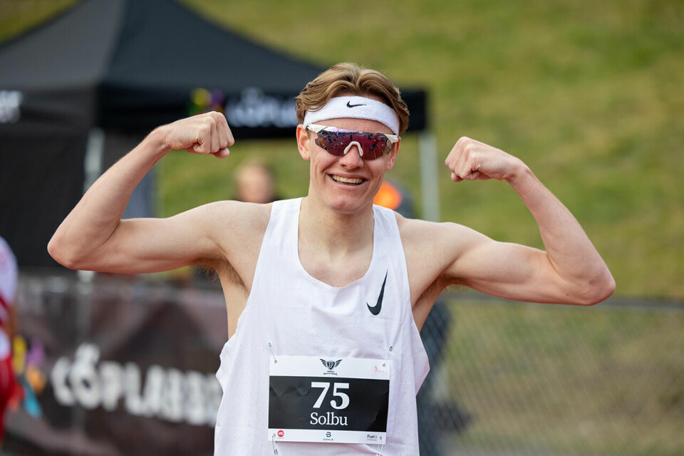 Ole Jakob Solbu vant 800 meter på Per Halle Invitational på en tid som var under kravet til sommerens U-20 VM i Columbia, som er 1.51,00. (Foto: Samuel Hafsahl) Ole Jakob Solbu vant 800 meter på Per Halle Invitational på en tid som var under kravet til sommerens U-20 VM i Columbia, som er 1.51,00. (Foto: Samuel Hafsahl)
