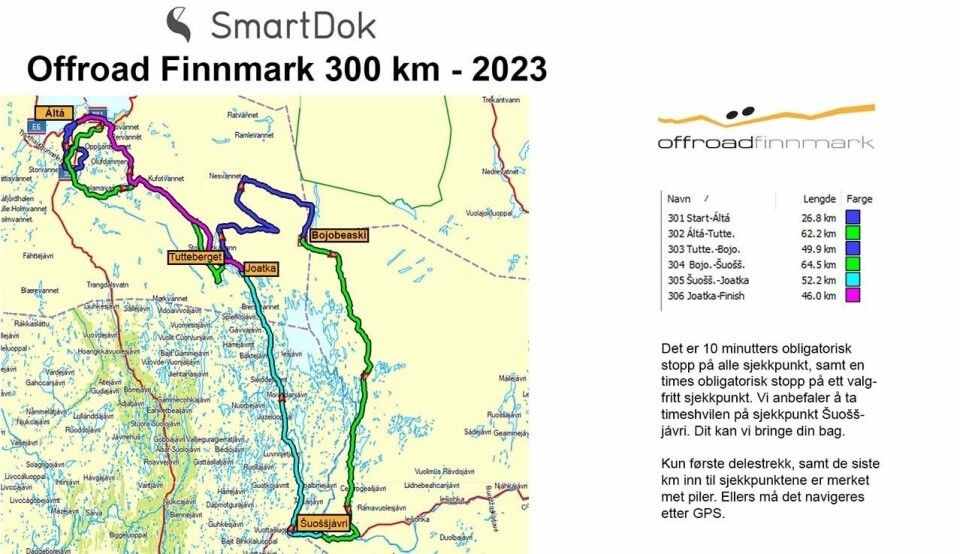 Offroad Finnmark presenterer grovkart for sommerens løyper offroad-finnmark-300km.jpg