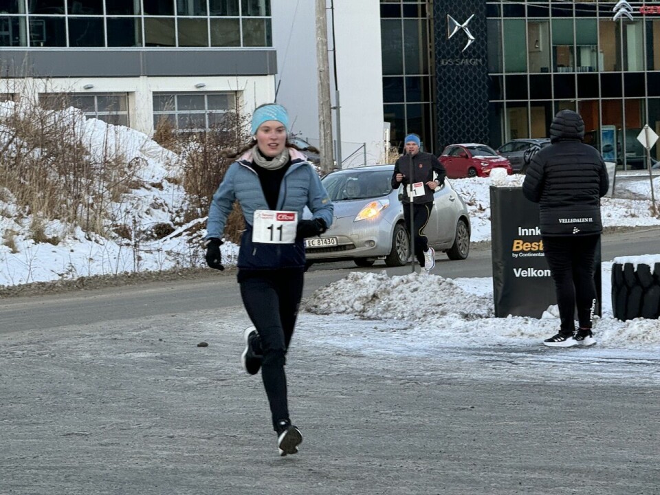 45 deltakere fullførte det andre løpet i Ålesund Vinterkarusell 5km_Ingrid_Botslangen_Frantzen