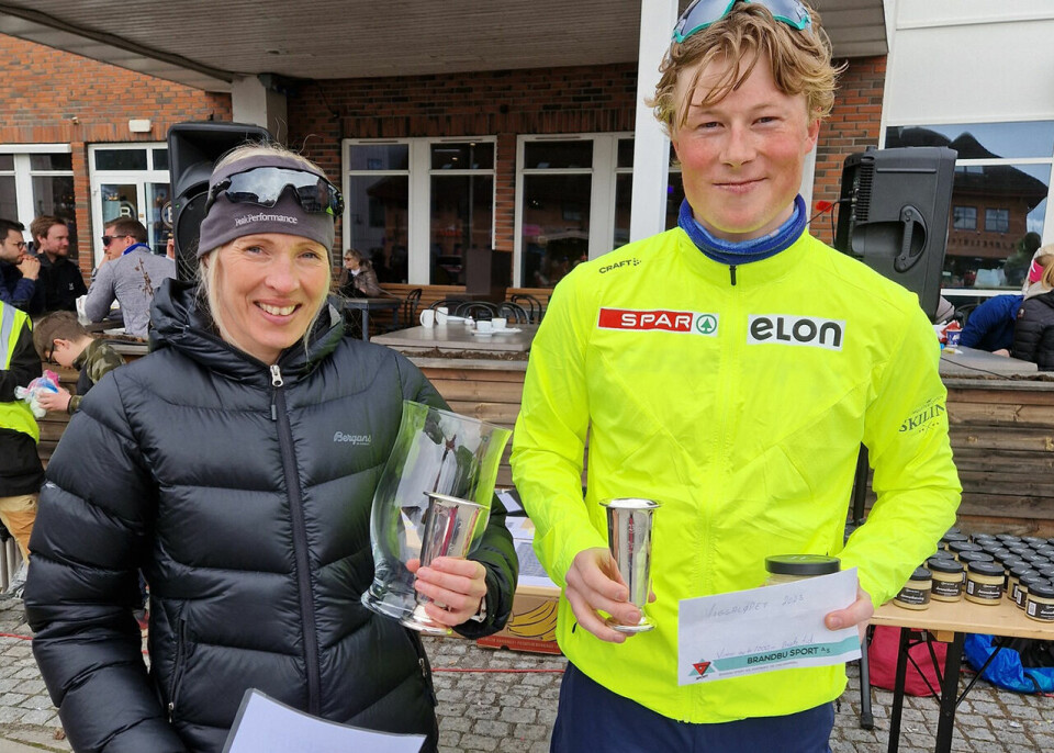 Bjarte Bjertnæs og Silje Eklund vant Viggaløpet vinnere.jpg