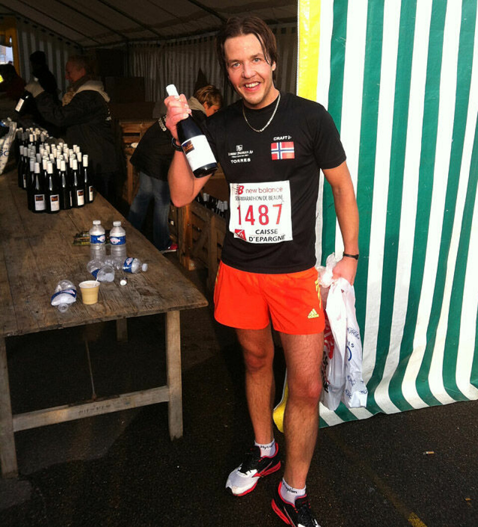 På 'vinmaratontur' til Frankrike