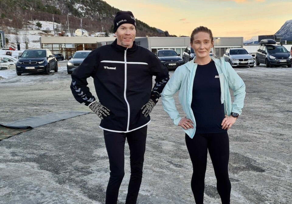 45 deltakere fullførte det andre løpet i Ålesund Vinterkarusell 5km_Kristian_Nedregaard_Malin_Berge