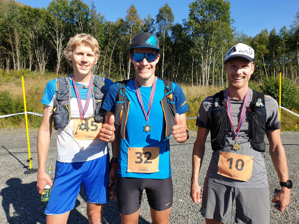 Ultravinner best i nytt fjelløp Averøy3Fjell-vinnerpallen