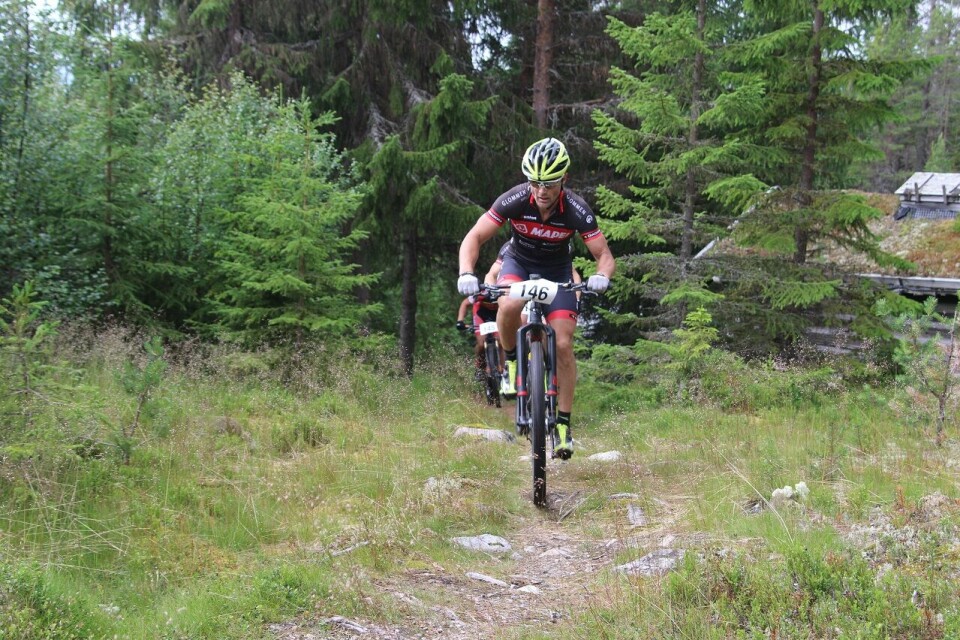 Steffan Hartz Repshus i aksjon i Moratråkket i 2016. Steffan Hartz Repshus i aksjon i Moratråkket i 2016.