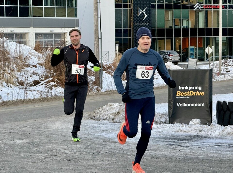 45 deltakere fullførte det andre løpet i Ålesund Vinterkarusell 10km_Webjoern_Mannsverk_Aron_Dyb