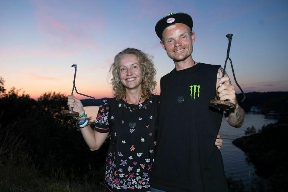 Bømlo Ultrafestival er i gang - for tredje gang, men koronakrympet Therese Falk og Bjørn Tore Taranger avrundet en fantastisk løpeuke med premieutdeling, middag og konsert. (Foto: Peter Tubaas)