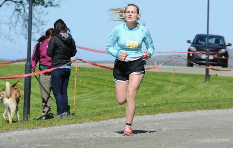 Flotte løpsforhold i Alstahaug Maraton