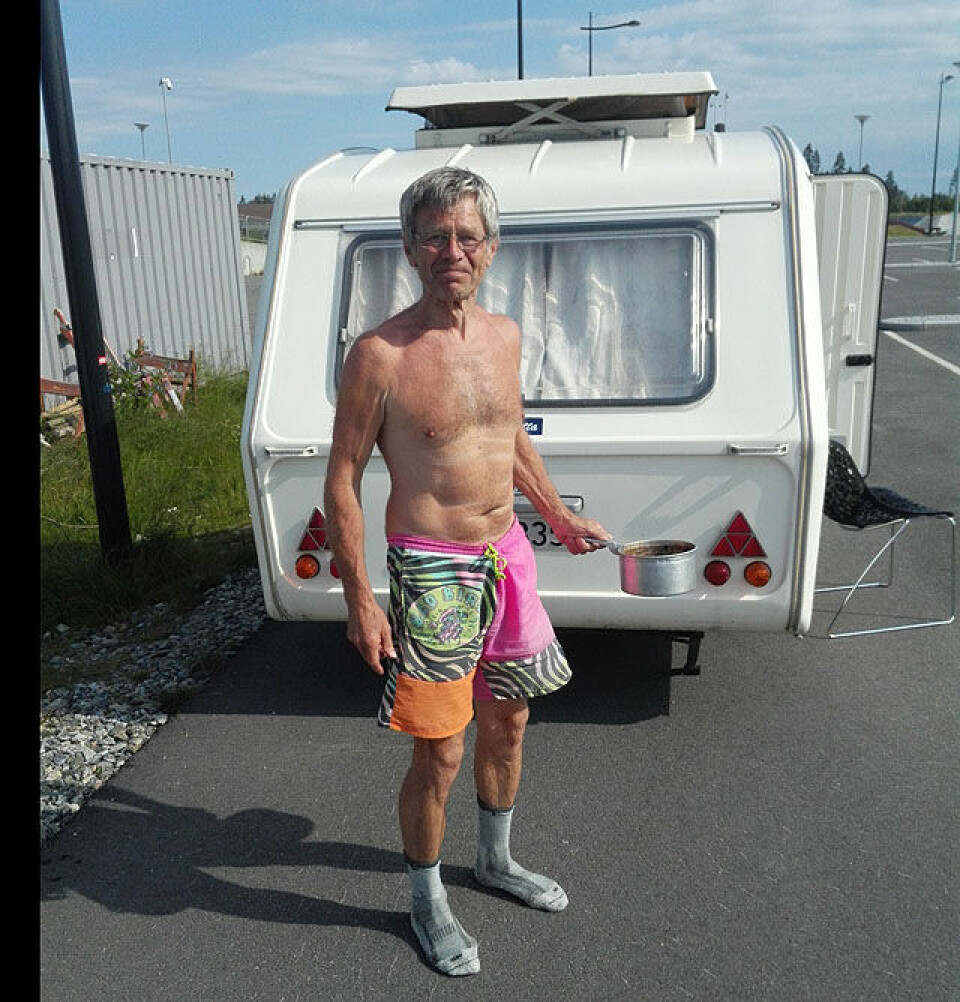 Jessheim 6-dagers i gang i solsteiken Baard_Roedde_med_morgente_IMG_20150705_094826.jpg