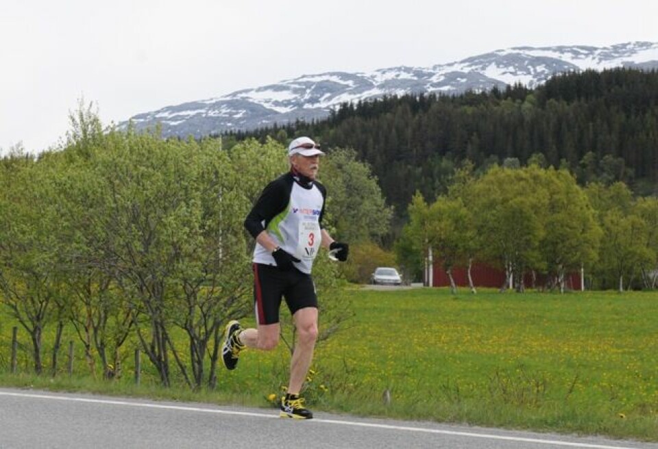 Flotte løpsforhold i Alstahaug Maraton