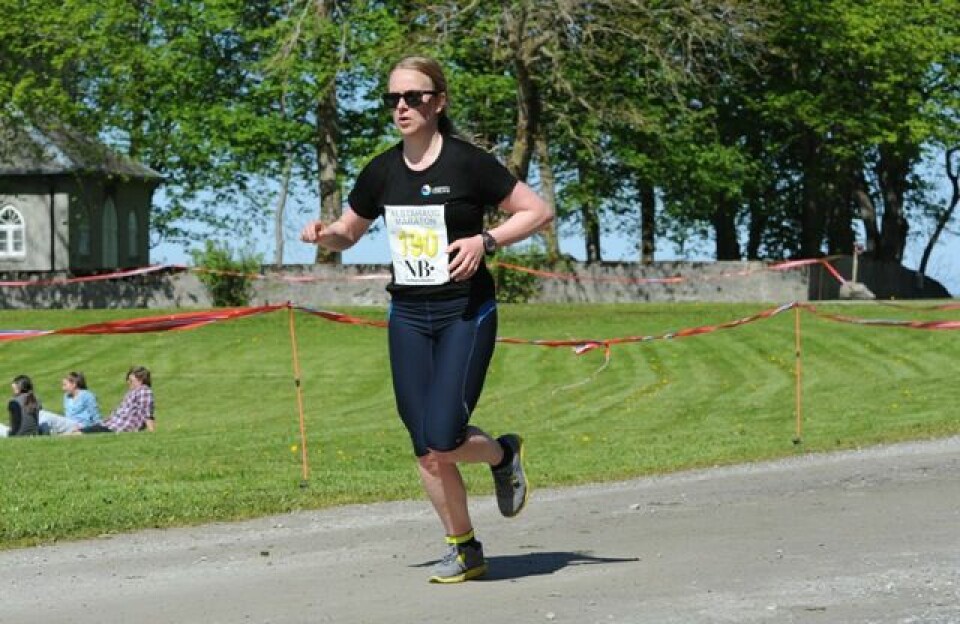 Flotte løpsforhold i Alstahaug Maraton
