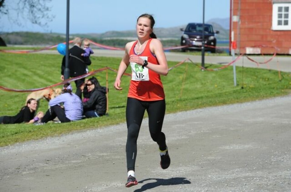 Flotte løpsforhold i Alstahaug Maraton