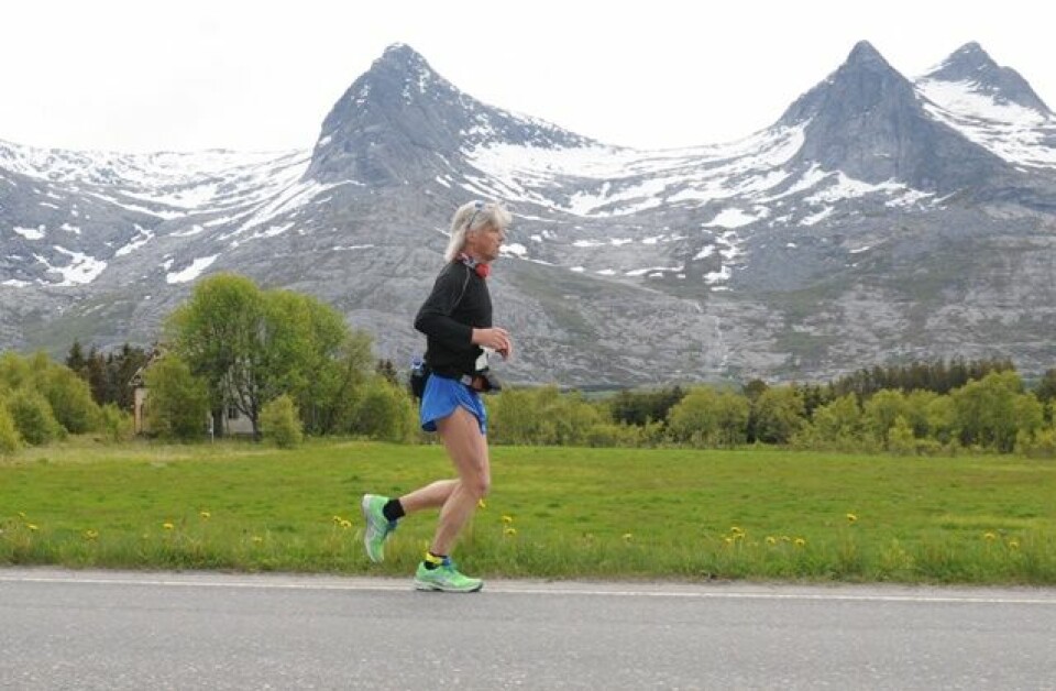 Flotte løpsforhold i Alstahaug Maraton