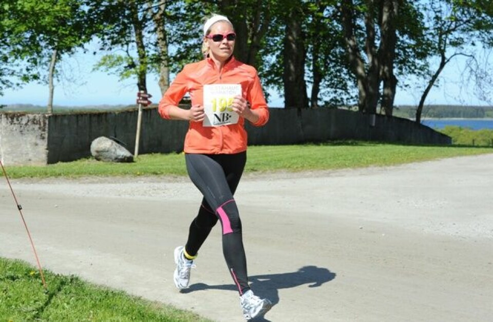 Flotte løpsforhold i Alstahaug Maraton