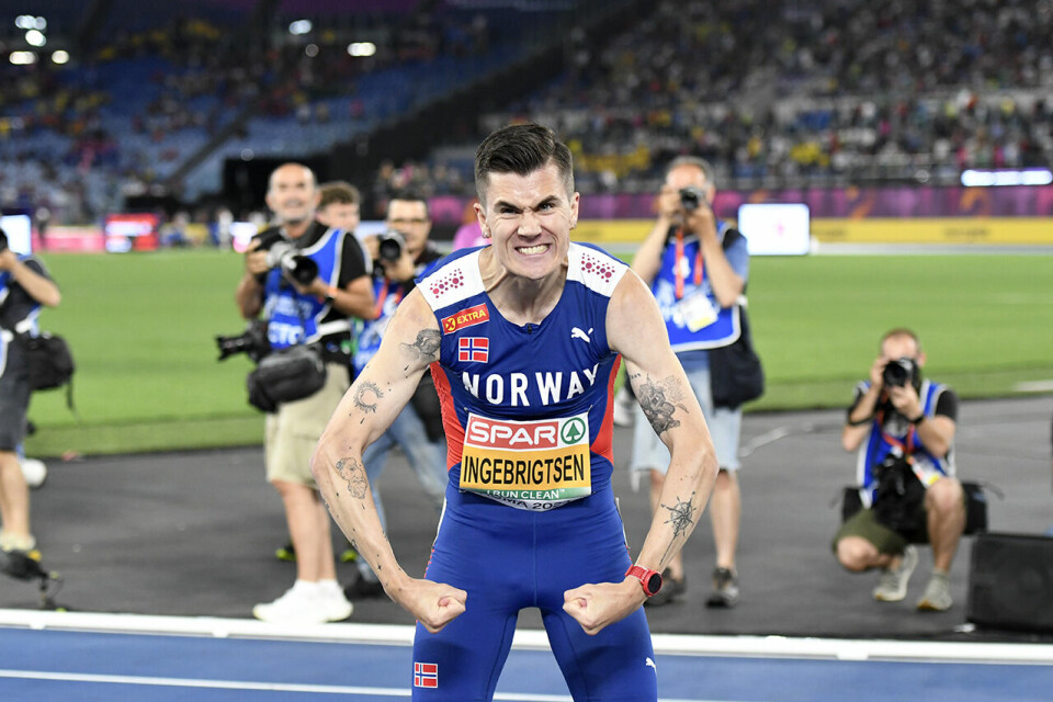 Jakob Ingebrigtsen tok sin tredje EM-tittel på 5000 meter EM_friidrett_Roma_2024_1500m_menn_finale_jakob_ingebrigtsen_KD_100000_Foto_Bjorn_Johannessen.jpg