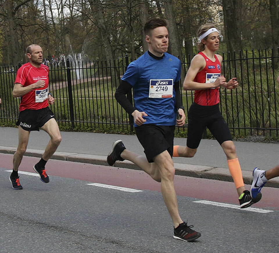 Erik Lomås vant Drammen halvmaraton på søndag. Torsdag var han tilbake med startnummer og seiret i Nydalsløpet. (Foto: Arkivbilde, Runar Gilberg). Erik Lomås vant Drammen halvmaraton på søndag. Torsdag var han tilbake med startnummer og seiret i Nydalsløpet. (Foto: Arkivbilde, Runar Gilberg).