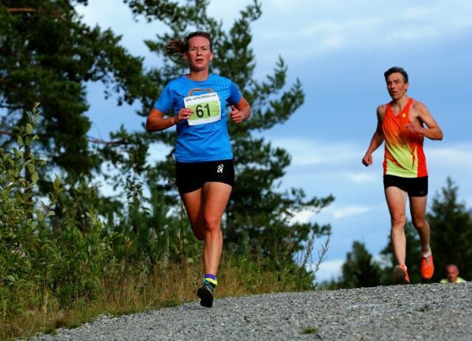 Solfrid Braathen i det åttende løpet i årets ABIK-karusell. Hun vant da også. (foto: Bjørn Hytjanstorp). Solfrid Braathen i det åttende løpet i årets ABIK-karusell. Hun vant da også. (foto: Bjørn Hytjanstorp).
