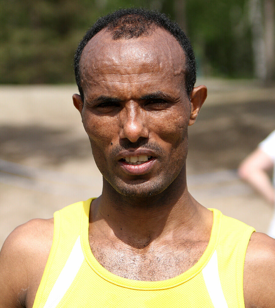Sterk maraton av Weldu Negash Weldu_Negash_ingress_2013_IMG_0362