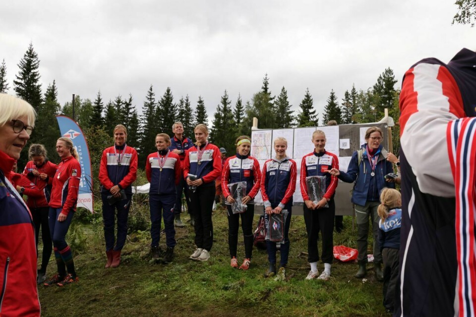 Tidenes våteste KM i stafett på Sollihøgda KMstafett_D17