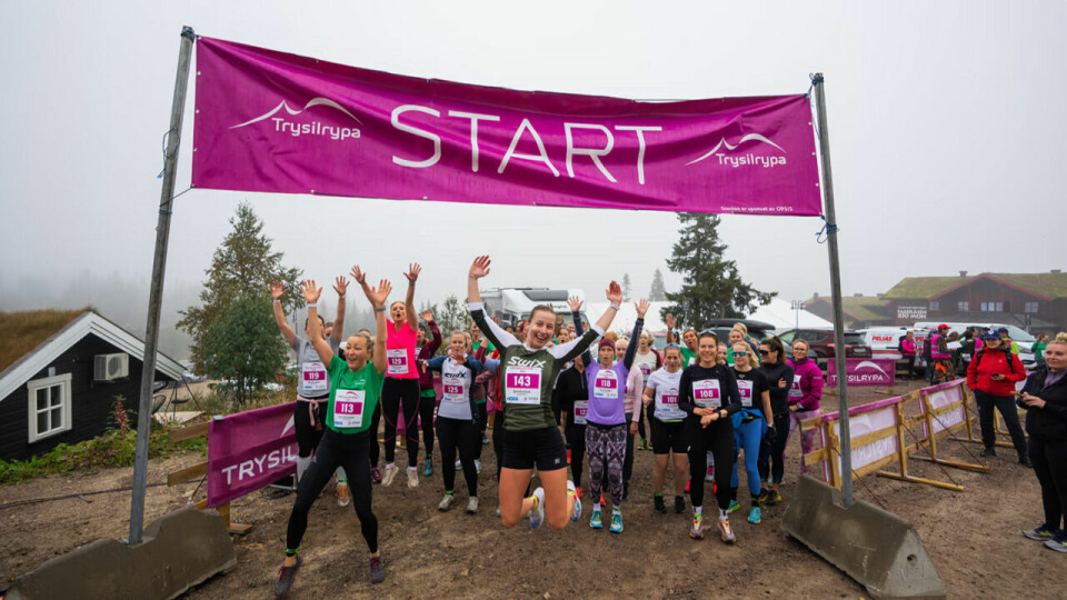 Stor stemning i Fageråsen før start på 6 km med årets rekordsetter Liv Tone Heramb i første rekke. (Foto: Jonas Sjögren/Destinasjon Trysil) Stor stemning i Fageråsen før start på 6 km med årets rekordsetter Liv Tone Heramb i første rekke. (Foto: Jonas Sjögren/Destinasjon Trysil)