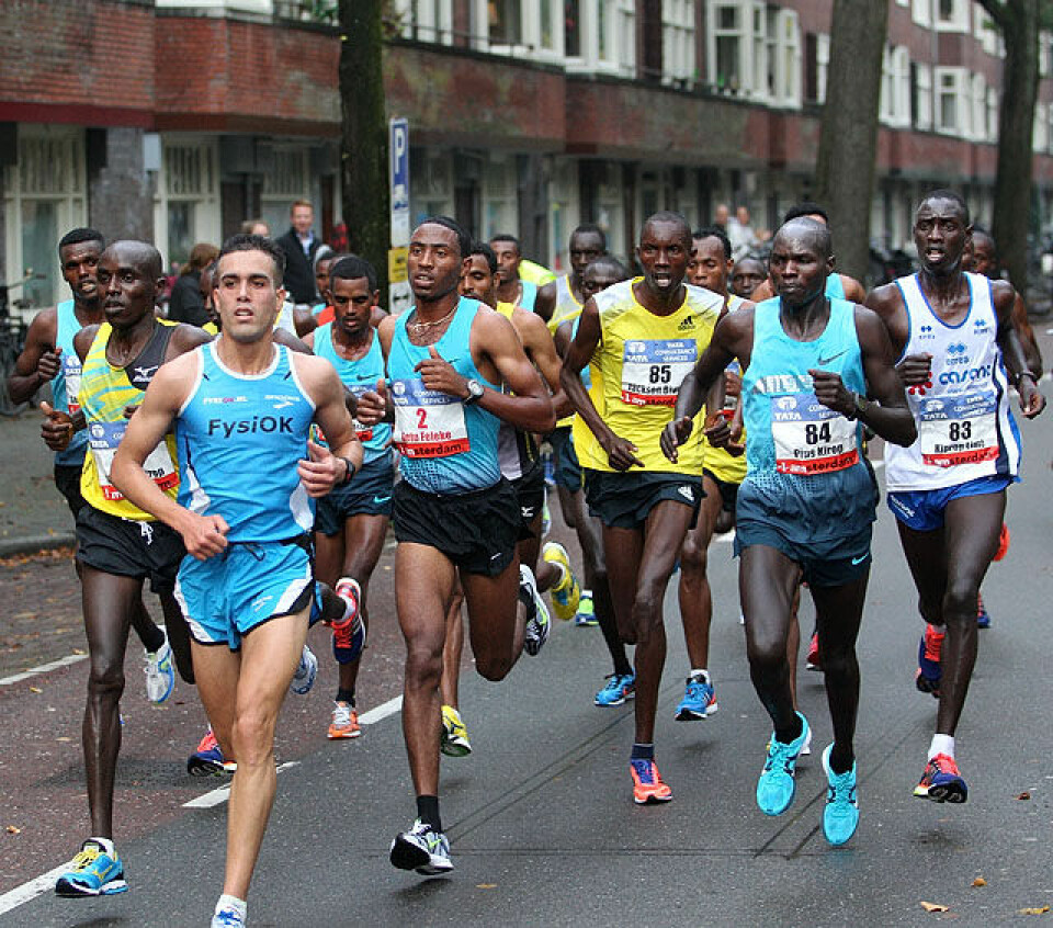 Hat trick for Wilson Chebet i Amsterdam 12km_elitefelt_22stk_A20G2652.jpg