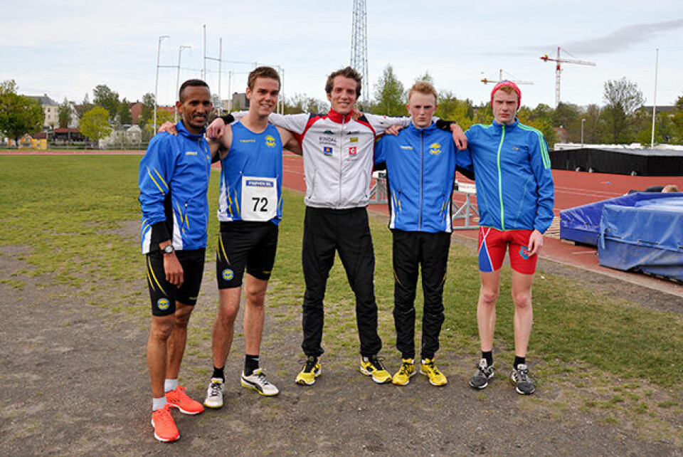 KM 10 000 m på 17. mai: 5 mann under 32 minutter i Trondheim Aziz_Rypdal_Langen_Bjoregum_Kirkeberg_DSC_4865.jpg