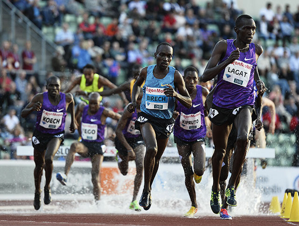 Fra 3000m hinder på Bislett Games i 2015 Foto: Bjørn Johannessen Fra 3000m hinder på Bislett Games i 2015 Foto: Bjørn Johannessen