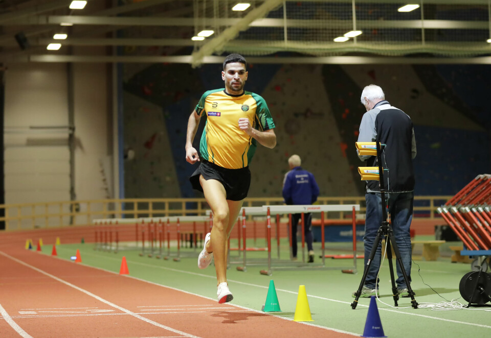7 løpere på mellom- og langdistanse er tatt ut til EM innendørs Jacob Boutera passerer 900 meter.jpg