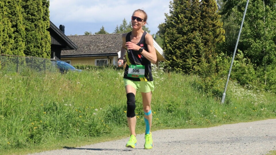 Ingvild Aurdal legger ut på den siste av sine femti jevne runder i grønne Ankerskogen lørdag. Ingvild Aurdal legger ut på den siste av sine femti jevne runder i grønne Ankerskogen lørdag.