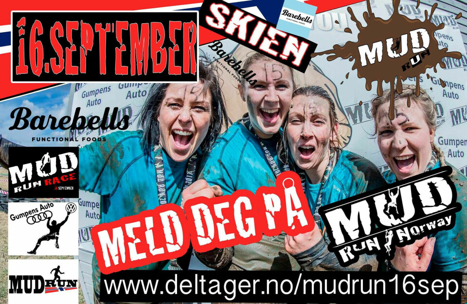 Mud Run Norway går 16. september i Skien 1