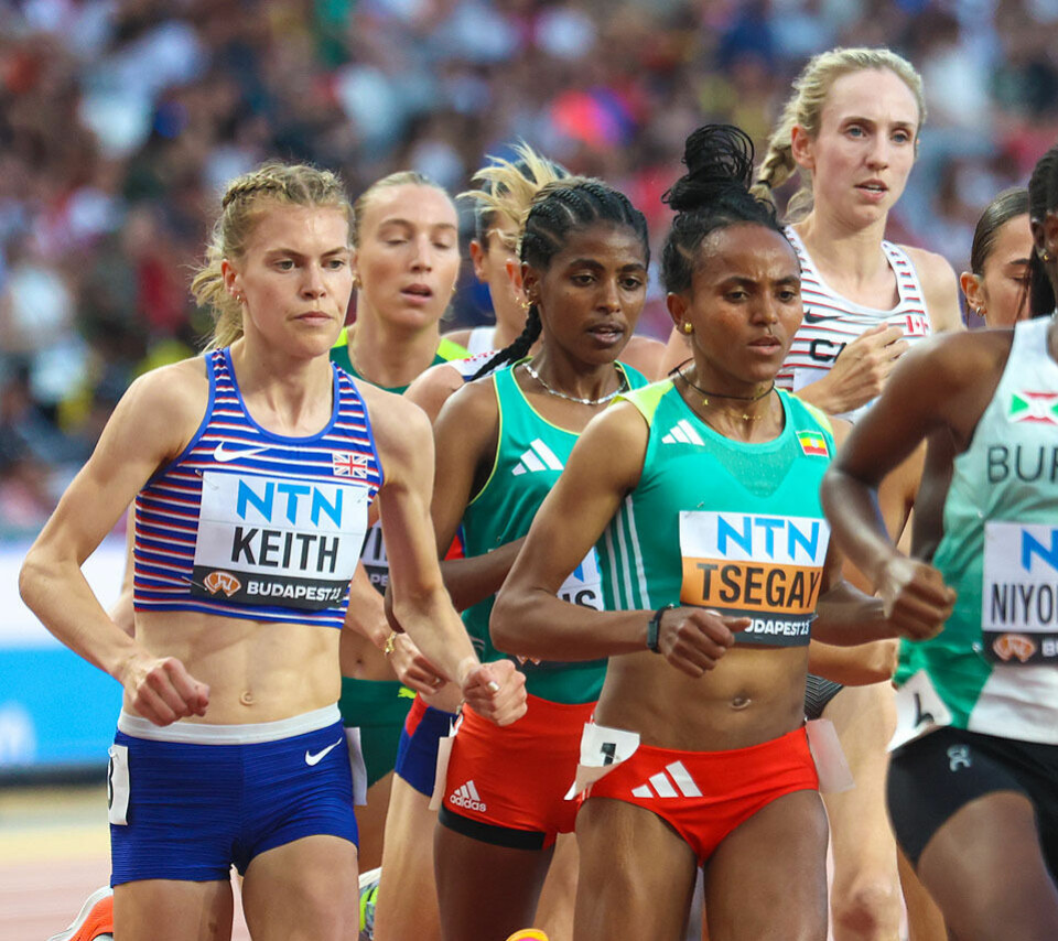 Karoline Bjerkeli Grøvdal fikk det tungt i varmen og røk ut av VM Heat_1_Tsegay_Keith.jpg
