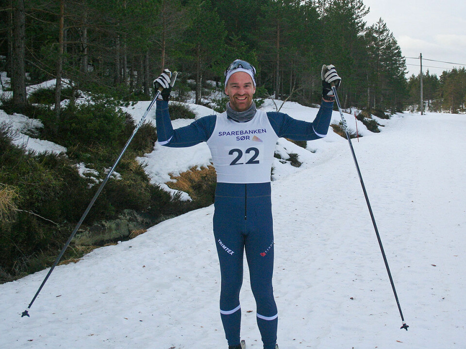 Kaldt og stedvis og tidvis isete under Sørlandsmesterskapet på ski Marius Thorvaldsen.jpg