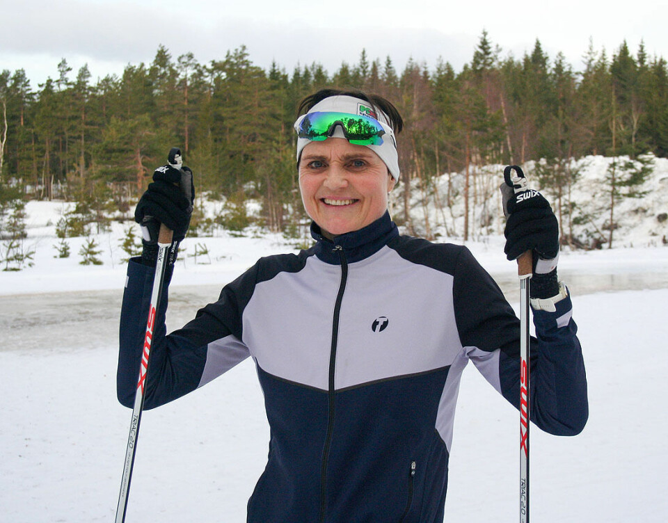 Kaldt og stedvis og tidvis isete under Sørlandsmesterskapet på ski Tove Frikstad.jpg