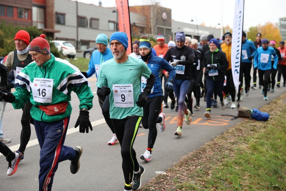 Tone Fløttum og Frode Stenberg best på halvmaraton i Lørenskogløpet 5,3 km - Start_02.JPG