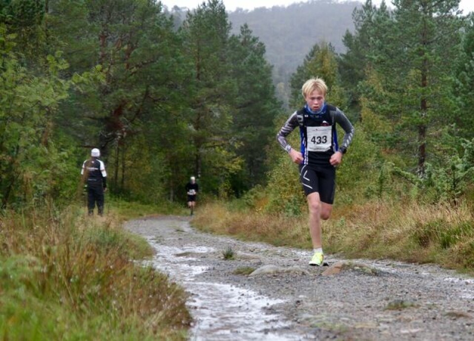 Håkon Stavik blei førstemann på Østremsetra Haakon_Stavik