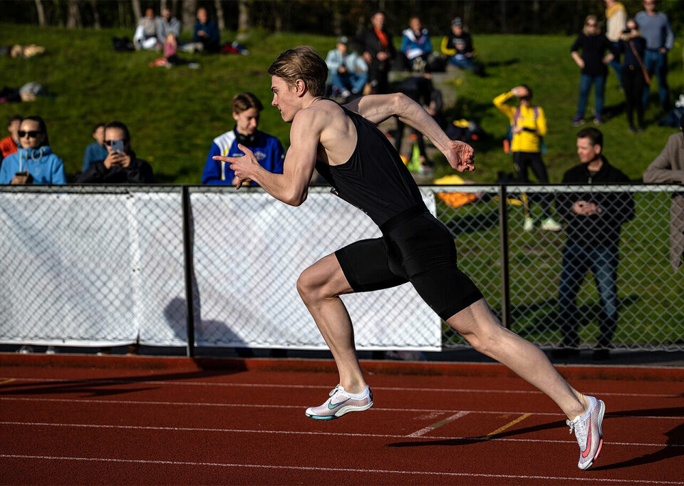 Tobias Grønstad fikk en pangåpning på innendørssesongen. (Arkivfoto: Samuel Hafsahl) Tobias Grønstad fikk en pangåpning på innendørssesongen. (Arkivfoto: Samuel Hafsahl)
