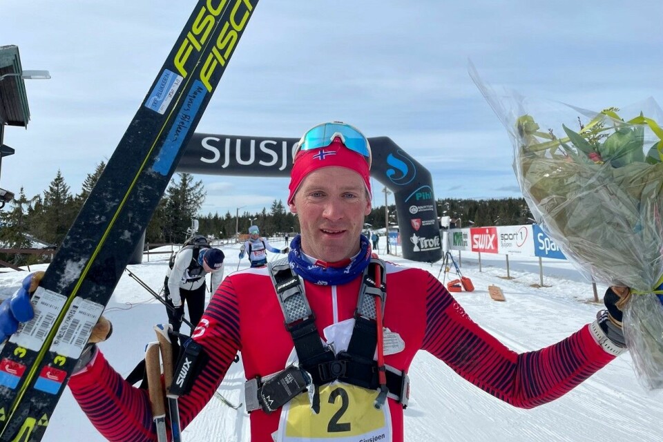 Magnus Bleken ble tidenes raskeste på 120 km fra Venabu til Sjusjøen. (Foto fra arrangørens facebookside) Magnus Bleken ble tidenes raskeste på 120 km fra Venabu til Sjusjøen. (Foto fra arrangørens facebookside)