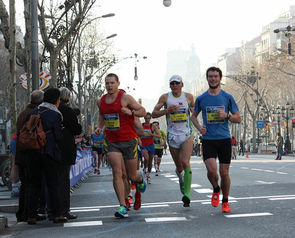 Simen Rustad beste norske i Barcelona