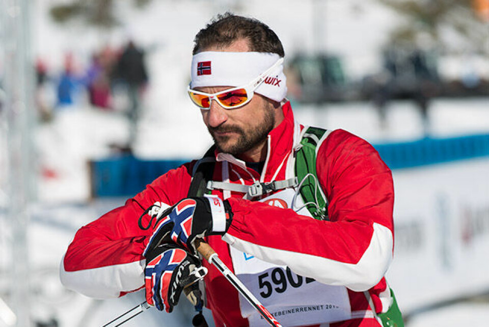 Kronprins Haakon imponerte med merke i Birkebeinerrennet 307_kr_haakon_birken_210315
