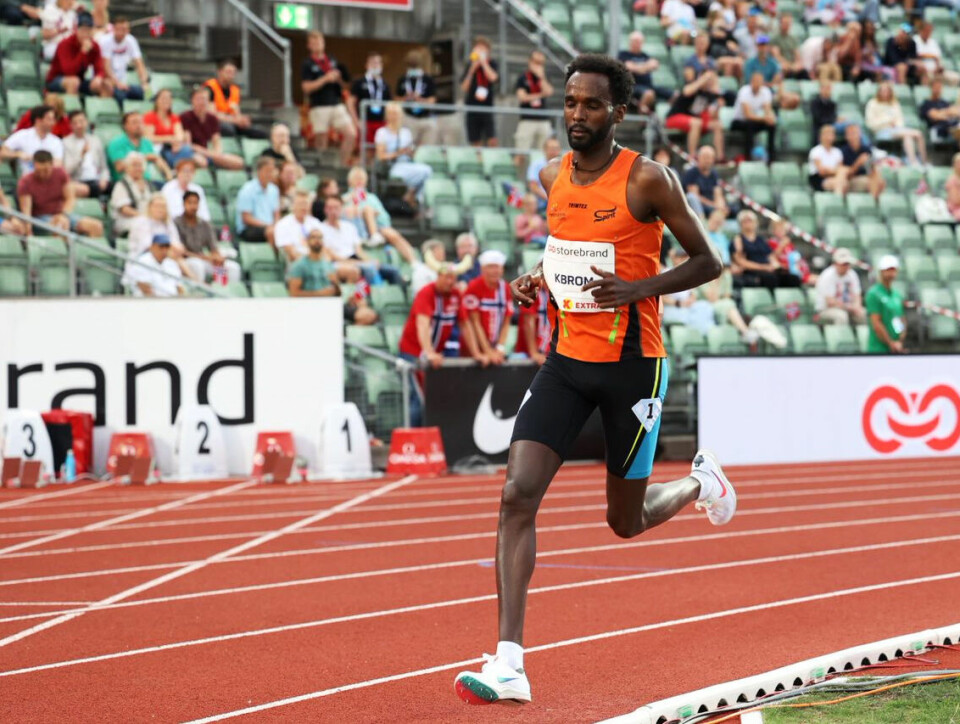 Kjempepers med 7.34,00 på Filip Ingebrigtsen på 3000 m menn 3000m-Zerei.jpg