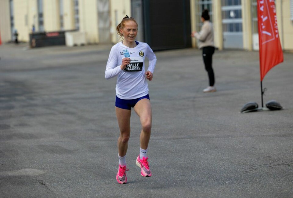 To nye aldersrekorder på 5 km på Maarud Gaard Maarudløpet - 5km - heat2 - Ina Halle Haugen