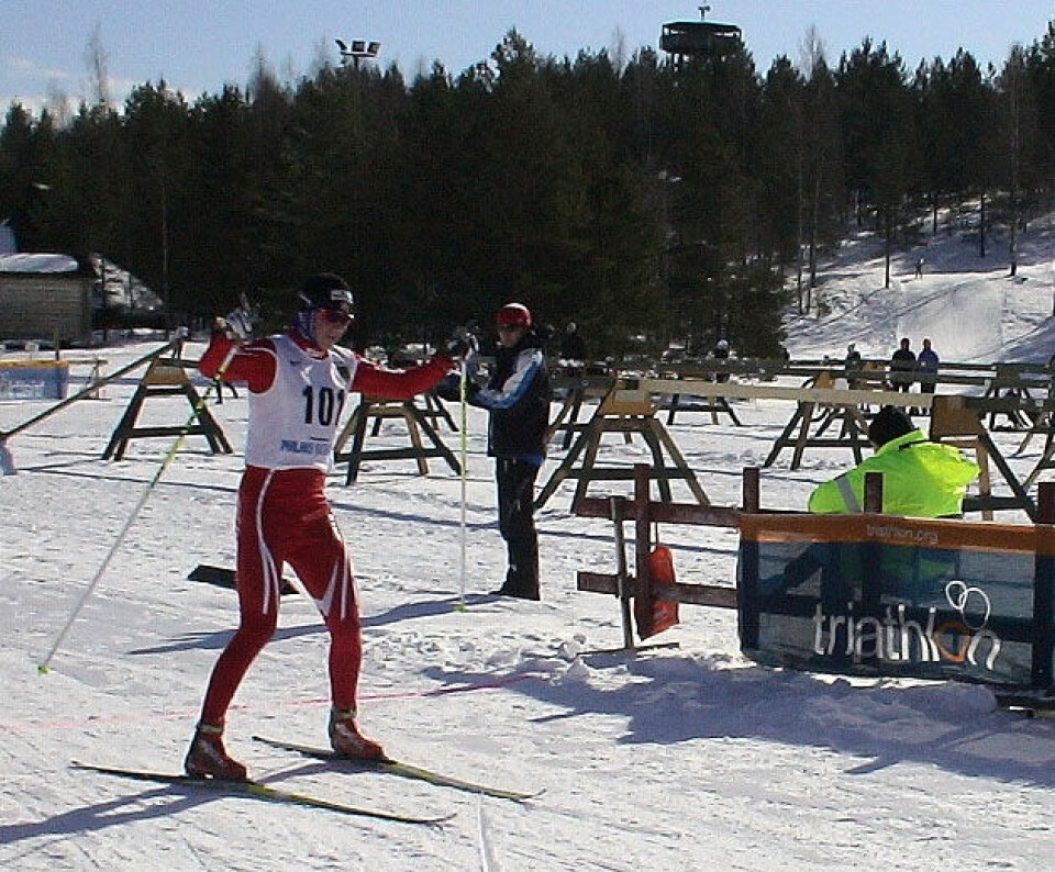 Løvset verdensmester i vintertriathlon