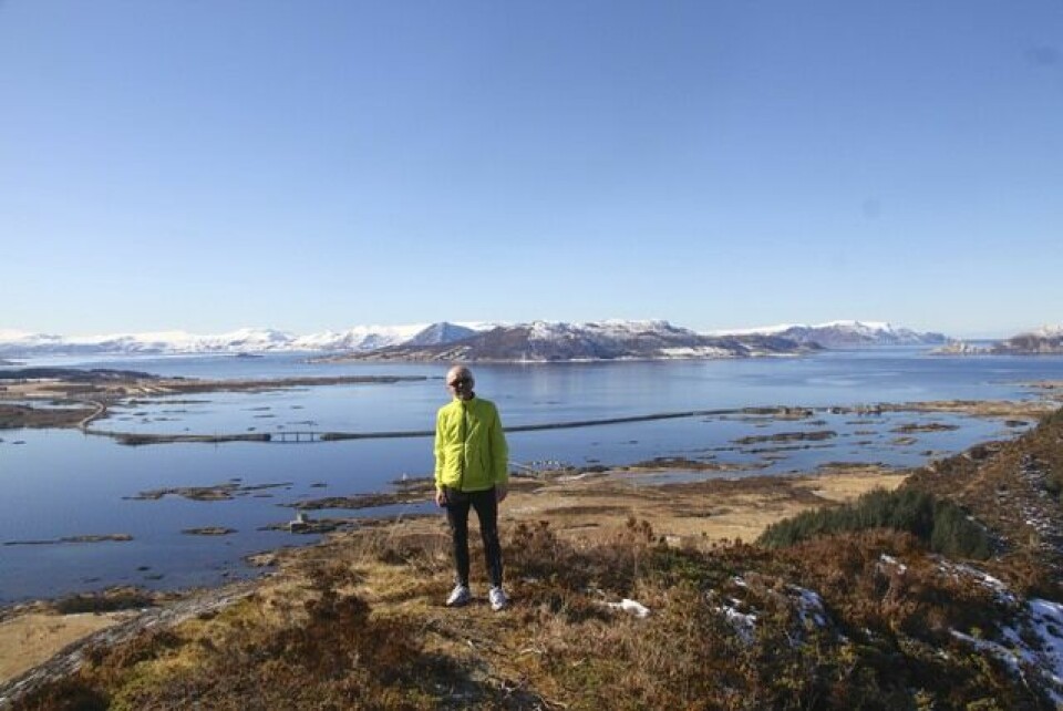 Blå Sjutoppstur på Sandsøya