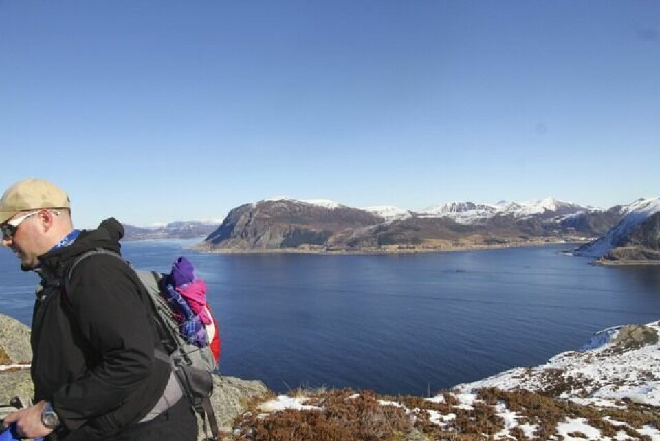Blå Sjutoppstur på Sandsøya