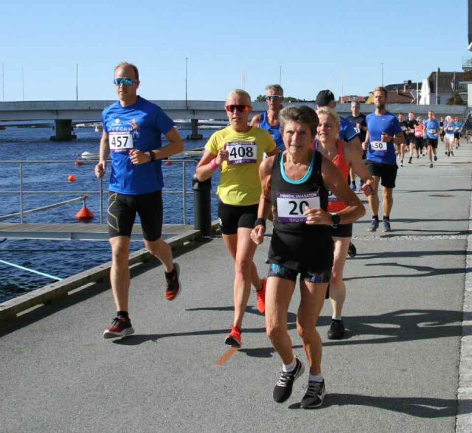 Rekorddeltakelse da Øystein Wergeland vant det 40. og siste Mandalsmaraton! vera_IMG_3448.jpg