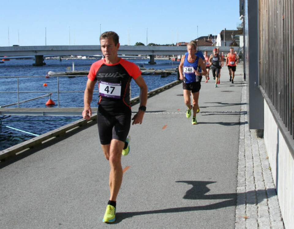 Rekorddeltakelse da Øystein Wergeland vant det 40. og siste Mandalsmaraton! 1_MG_3219.jpg