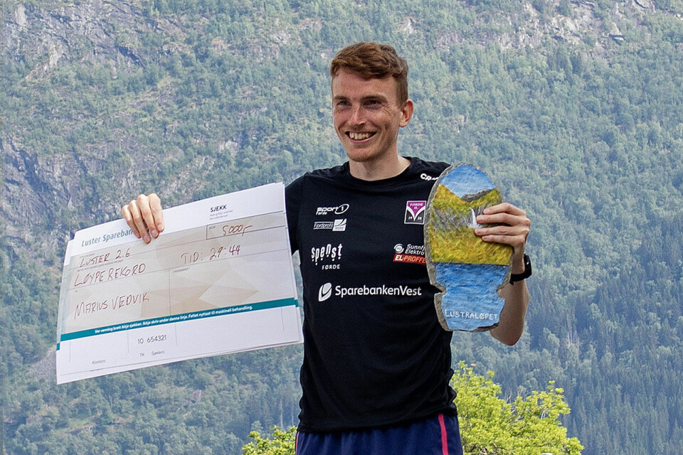 Turane frå Førde og inn til Luster går med overskot for Marius Vedvik. (Alle foto: Svein Tore Heltne) Marius Vedvik